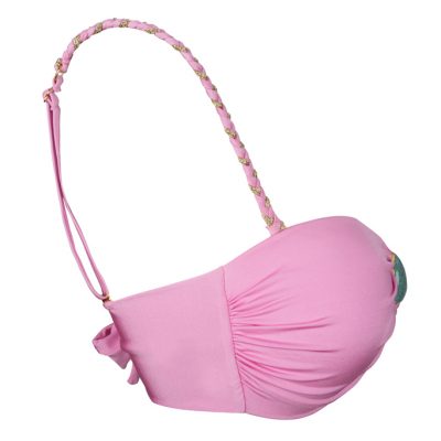 BOHO The Braided Bikini Strap Rose-Pink